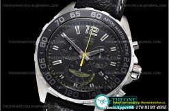 Replica Tag Heuer F1 Aston Martin Chrono SS/LE Black XTF Swiss Qtz