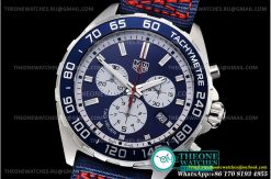 Replica Tag Heuer F1 Chrono SS/NY Blue XTF Swiss Qtz